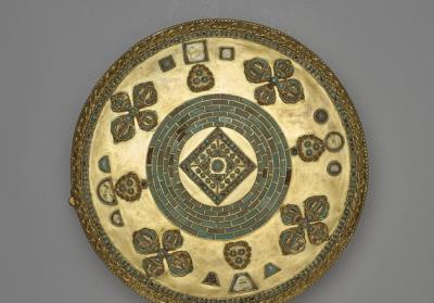 图片[3]-Gilt silver Mandala with turquoise inlay, Qing dynasty (1644-1911)-China Archive